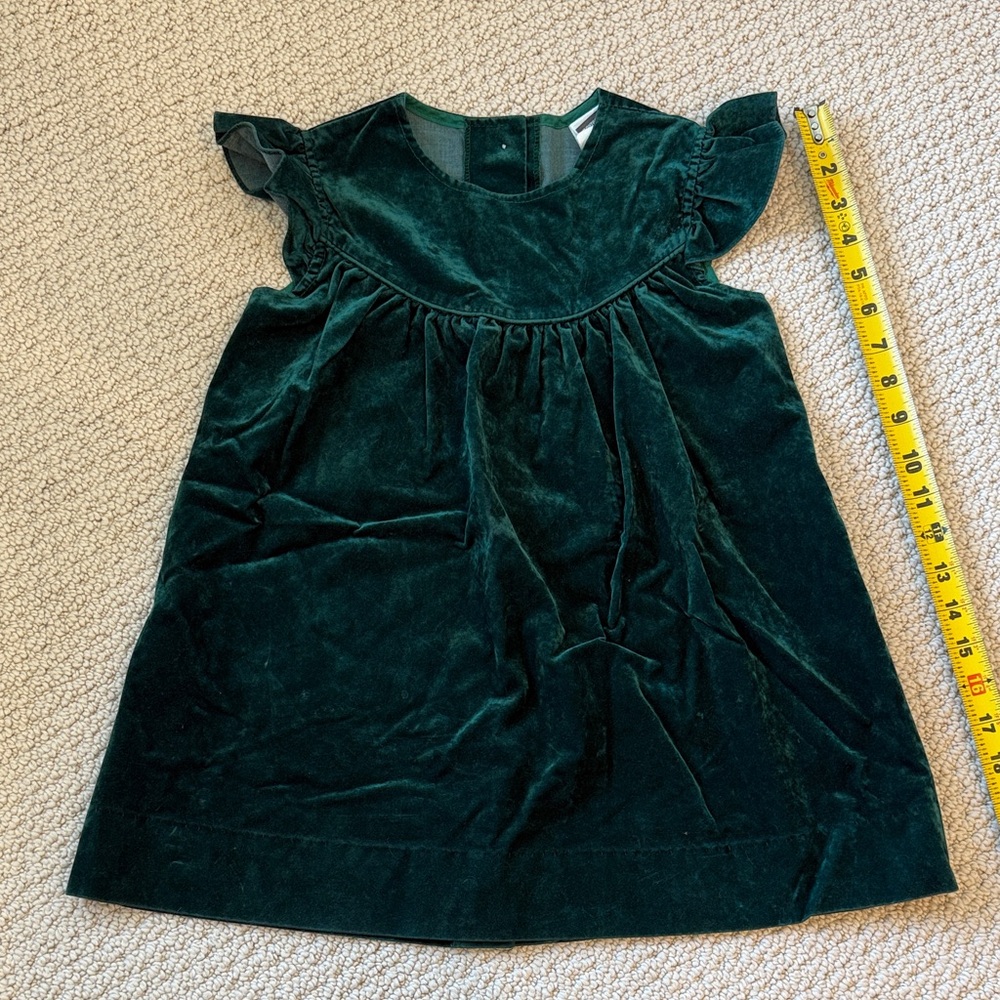 Vintage Montgomery Ward Velvet Kids Dress